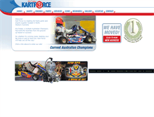 Tablet Screenshot of kartforce.com.au